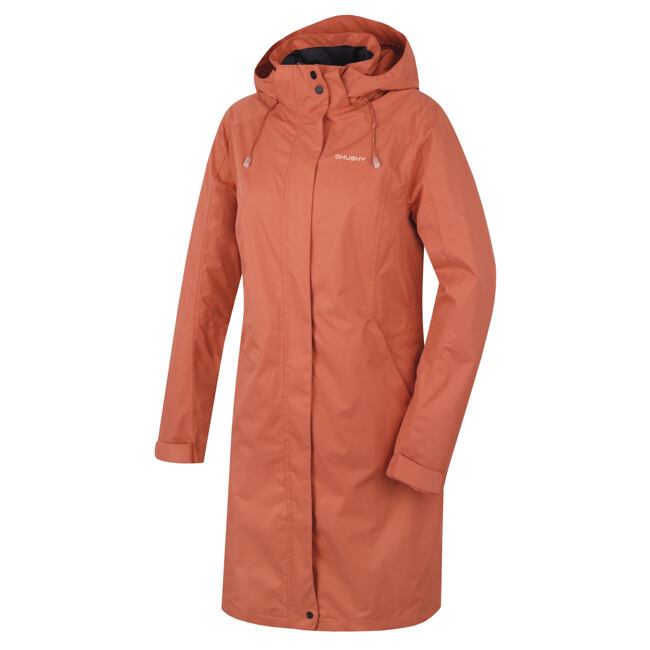 Dámsky hardshell kabát HUSKY Nut L faded orange