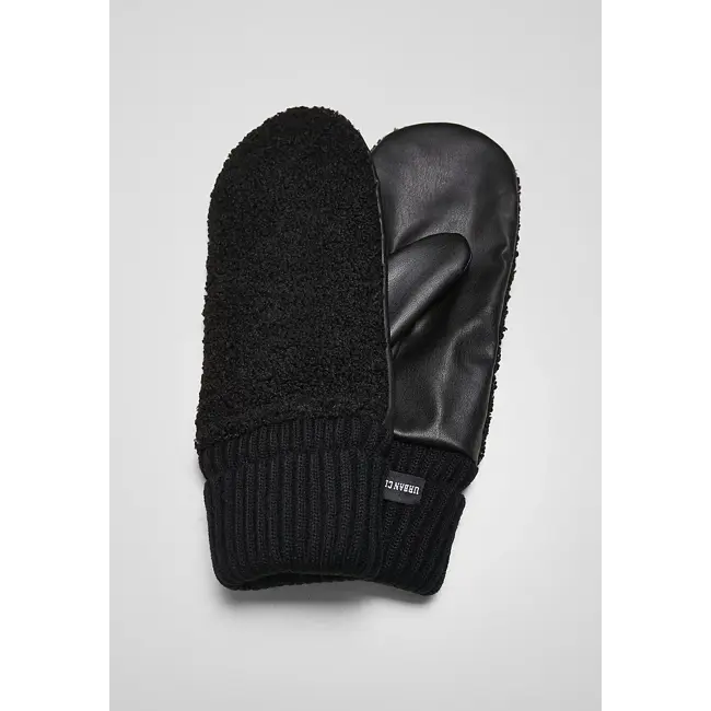 Unisex rukavice Urban Classics Sherpa Synthetic Leather Gloves Unisex rukavice Urban Classics Sherpa Synthetic Leather Gloves