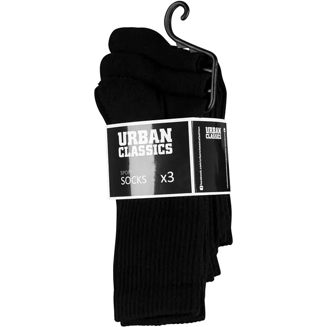 Unisex ponožky Urban Classics Sport Socks 3-Pack Unisex ponožky Urban Classics Sport Socks 3-Pack