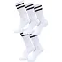 Unisex ponožky Urban Classics Double Stripe Socks 5-Pack