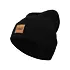 Unisex čepice Urban Classics Synthetic Leatherpatch Long Beanie